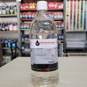 Óleo branco de 1 litro Silicone Paulista